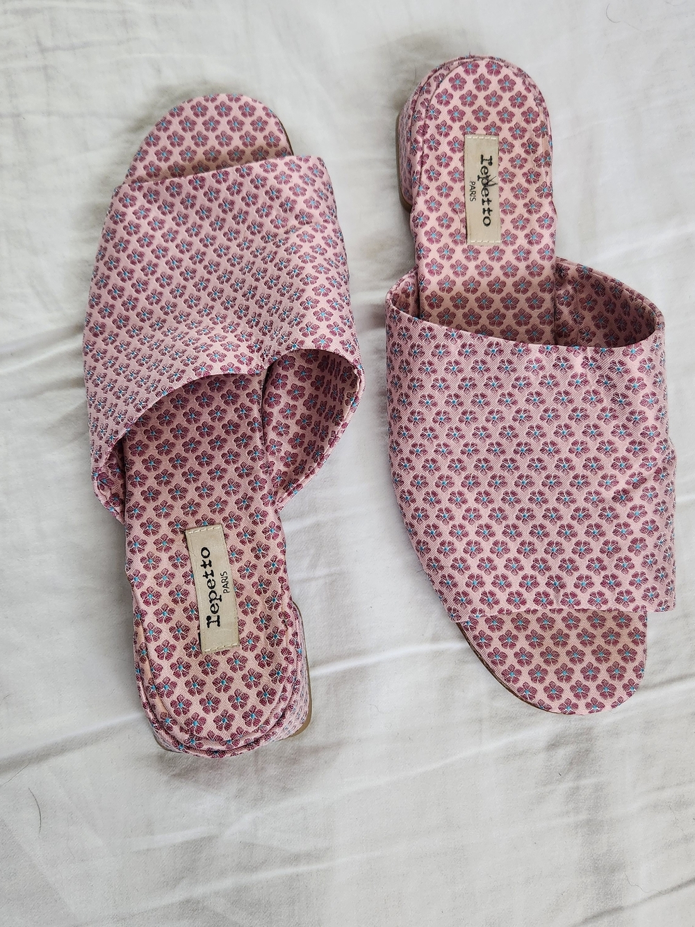 Repetto pink mules